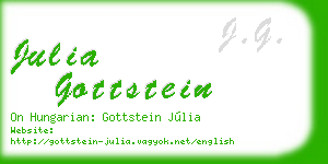 julia gottstein business card